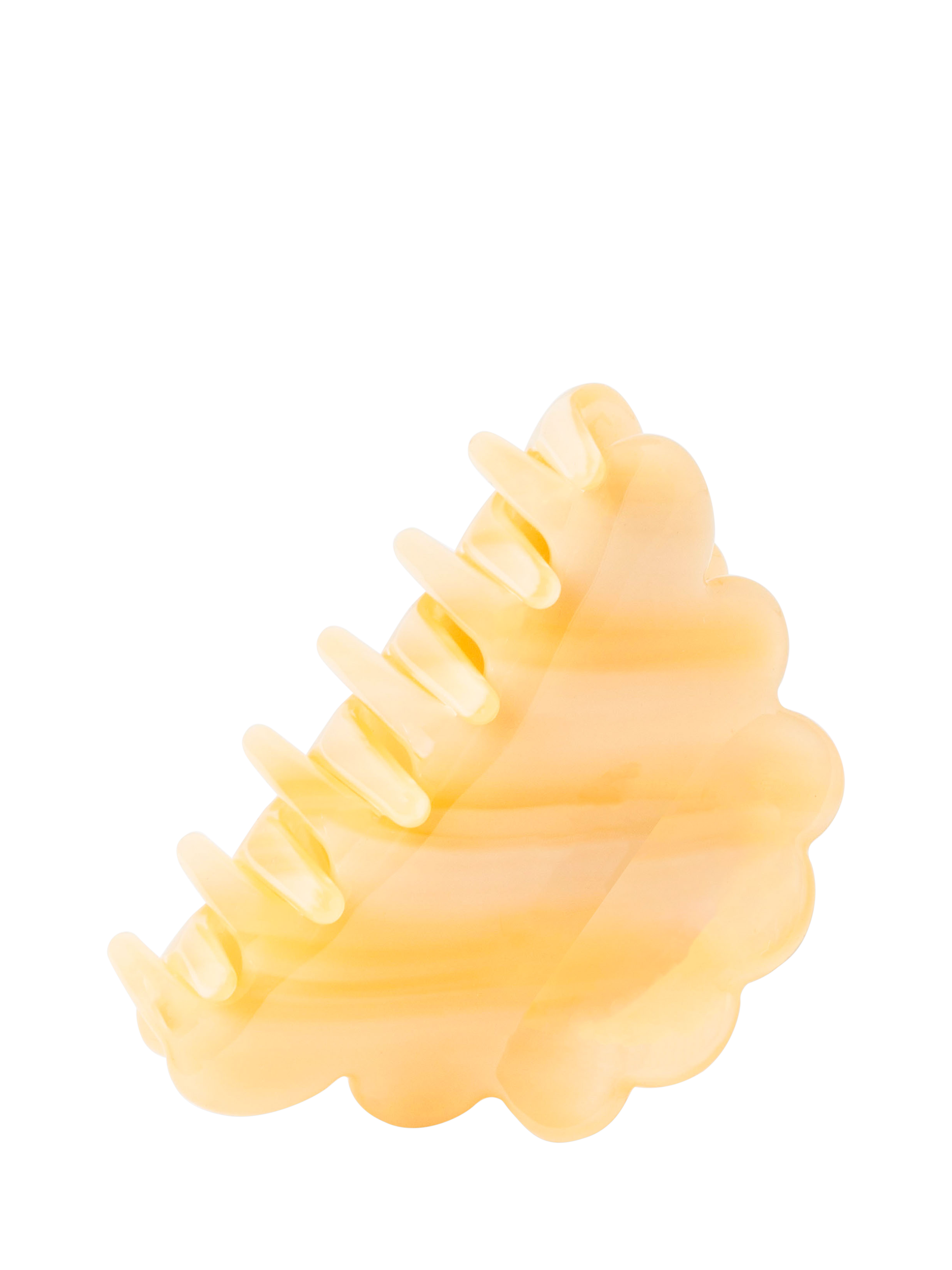 Product image 1 of 4, which shows Bloom & Bay Marinella Claw Hair Clip, Cream