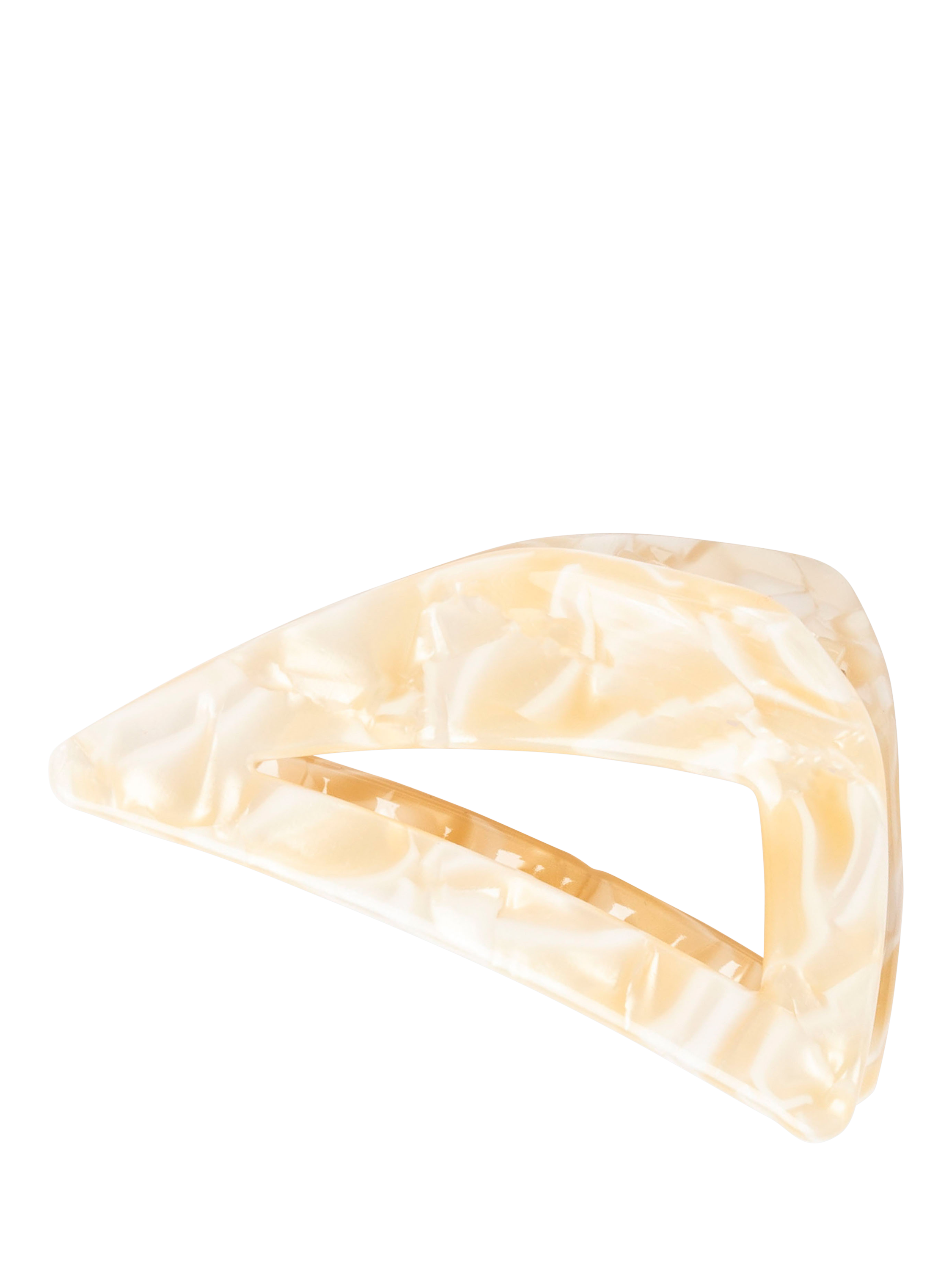 Product image 3 of 5, which shows Bloom & Bay Mimi Large Tortoiseshell Hair Claw, Cream, One Size