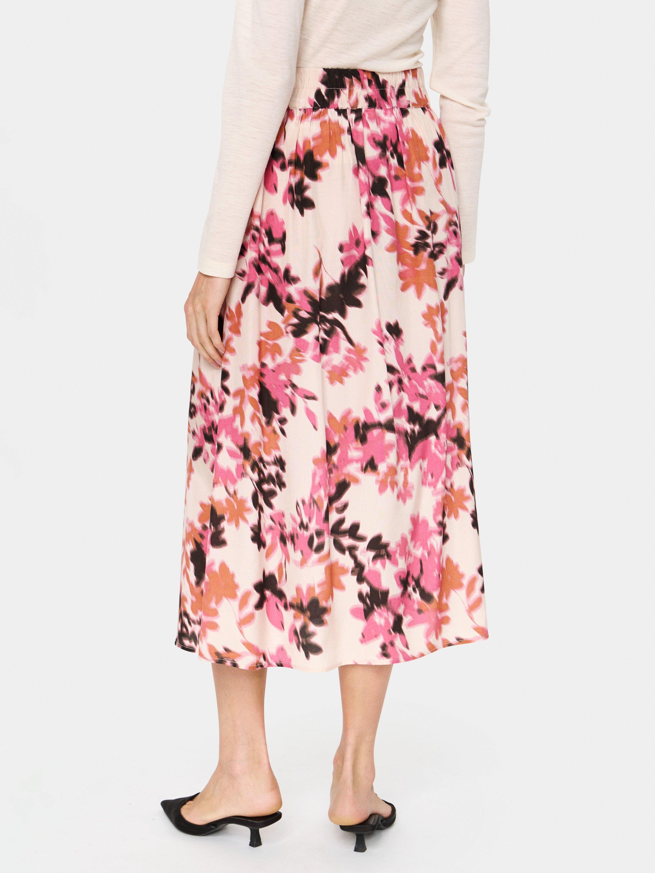 Product image 2 of 6, which shows Saint Tropez Gracy Floral Skirt, Multi, XS