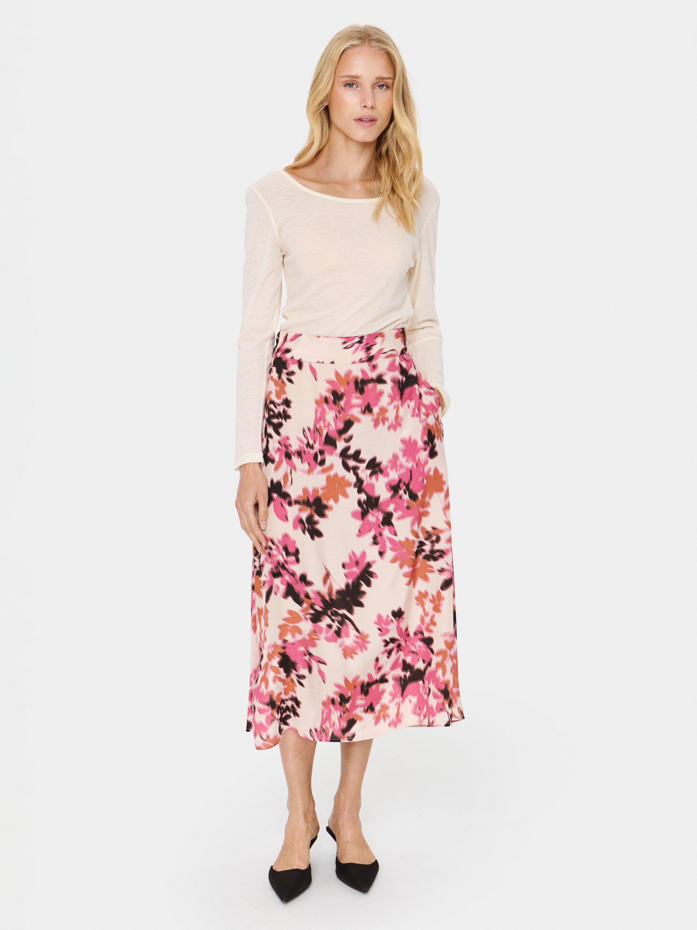 Product image 3 of 6, which shows Saint Tropez Gracy Floral Skirt, Multi, XS