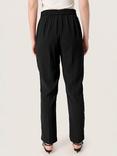 Soaked In Luxury Straight Leg Trousers, Black