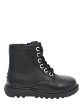 ToeZone Kids' Angel Leather Ankle Boots, Black