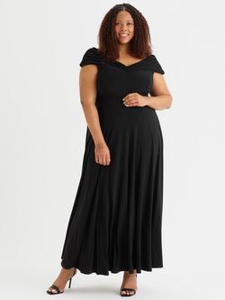 Scarlett & Jo Bardot Maxi Dress, Black