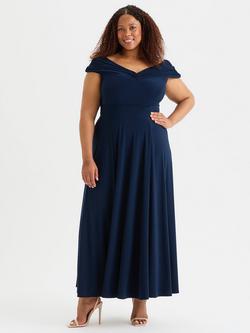 Scarlett & Jo Bardot Maxi Dress, Navy