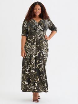 Scarlett & Jo Verity Floral Velvet Maxi Dress, Multi, Multi