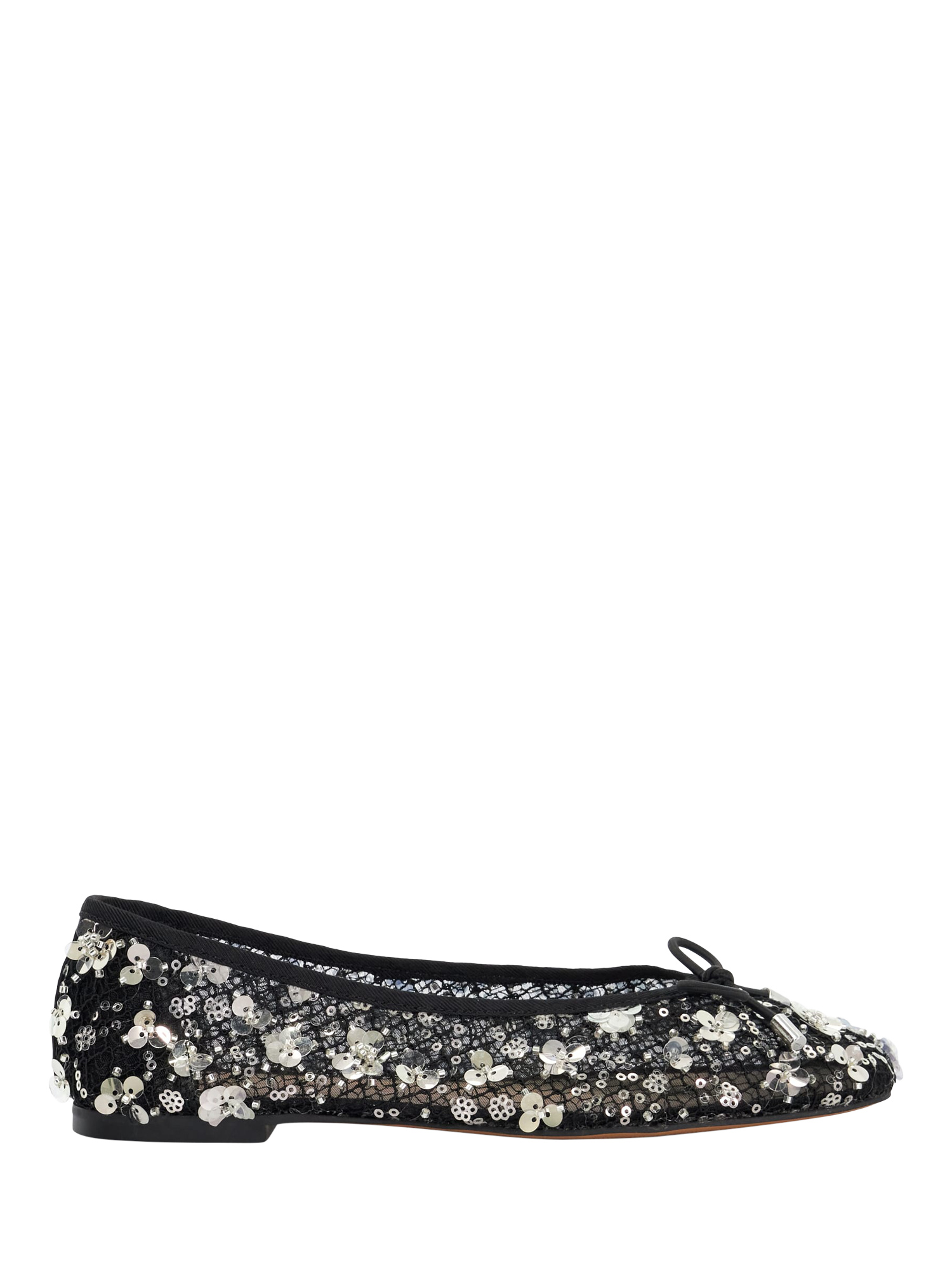 Dune Hannie Embellished Ballerina Pumps