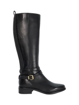 Steve madden patricia black leather 2025