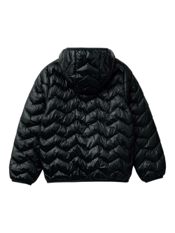 Benetton Kids' Junior Padded Hooded Jacket, Black - view 2, Black