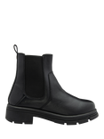 Ravel Munro Leather Chunky Chelsea Boots, Black