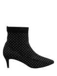 Ravel Madruga Studded Pointed Heeled Boots, Black