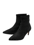 Ravel Madruga Studded Pointed Heeled Boots, Black