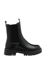 Ravel Munro Leather Chunky Chelsea Boots Black