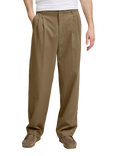 Casual Friday Grant Relaxed Fit Garbardine Trousers, Gothic Olive