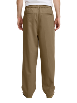 Casual Friday Grant Relaxed Fit Garbardine Trousers, Gothic Olive - view 2, Gothic Olive