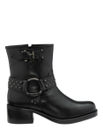 Ravel Bowmont Leather Biker Boots, Black