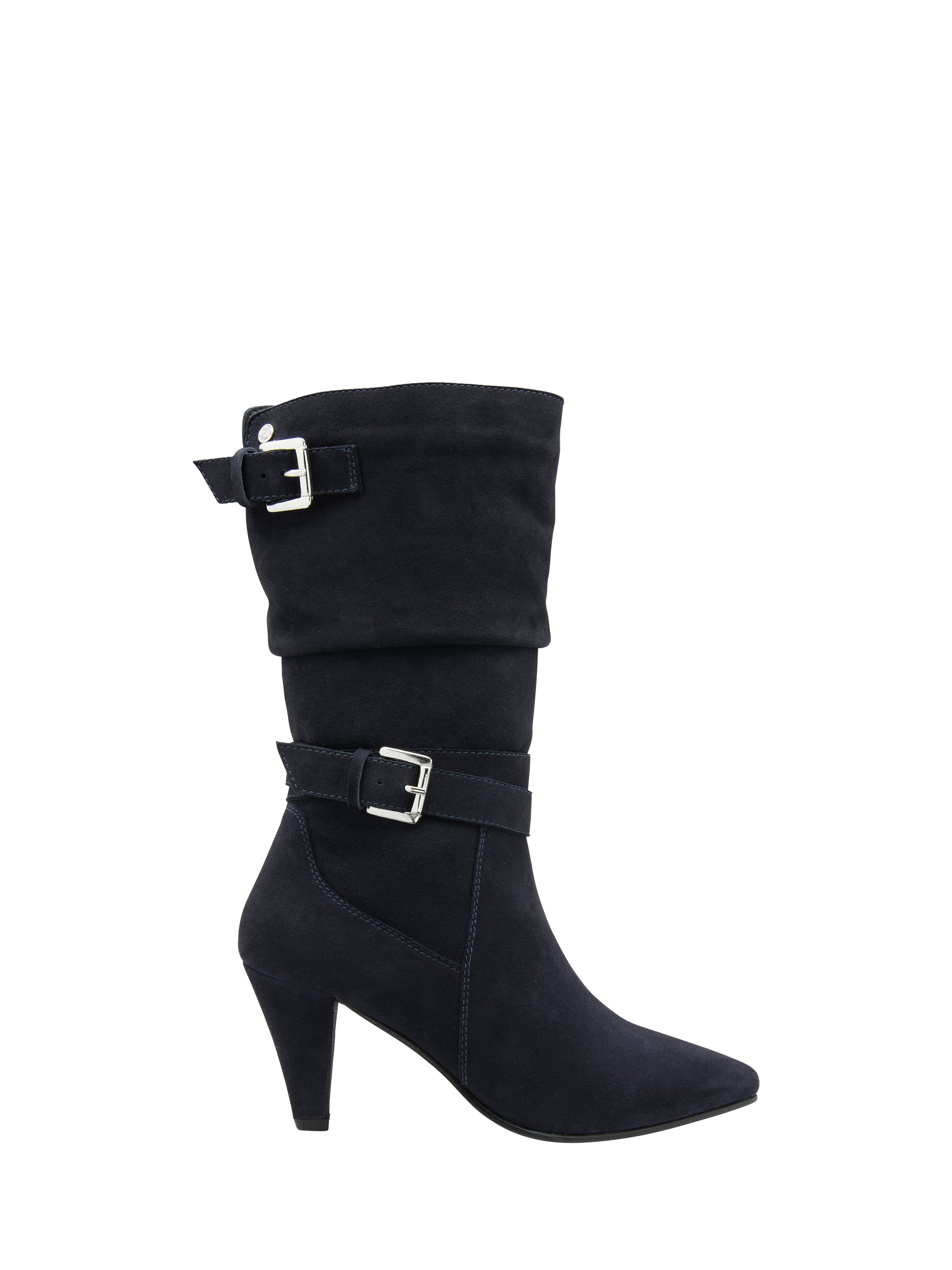 Navy Boot store Slouch Stiefeletten