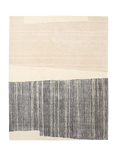 west elm Durban Stripe Rug, Charcoal