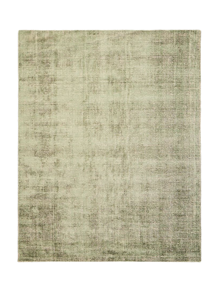 west elm Glimmer Wool Blend Rug, Evergreen