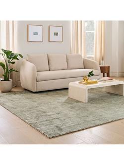 west elm Glimmer Wool Blend Rug - view 2, Evergreen