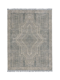 west elm Indra Rug, Indigo, L244 x W152 cm