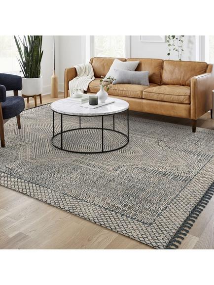 west elm Indra Rug, Indigo - view 2, Indigo