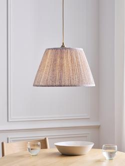 John Lewis Hidcote Tapered Lampshade - view 2, Putty