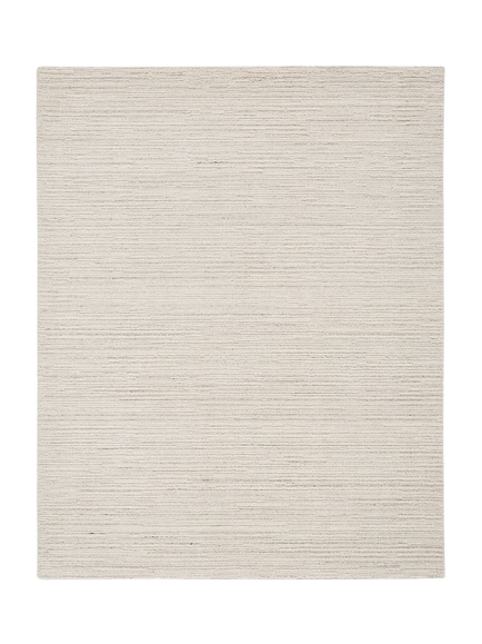 west elm Lumini Wool Blend Rug, Alabaster, Alabaster