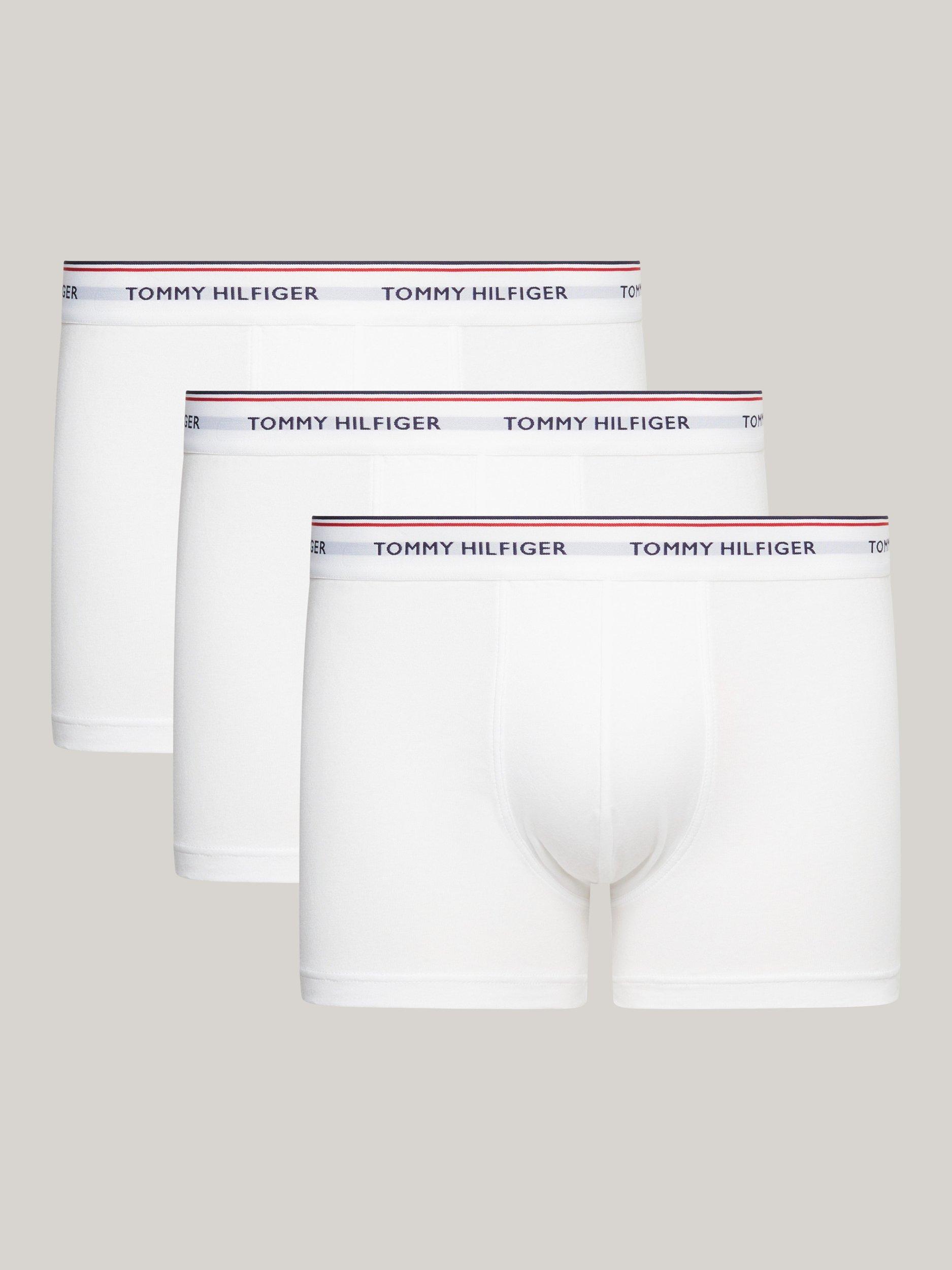 Tommy Hilfiger Cotton Jersey Trunks, Pack of 3, White