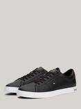 Tommy Hilfiger Essential Leather Trainers, Black