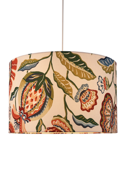 John Lewis Pomegranate Drum Lampshade, Multi, Multi