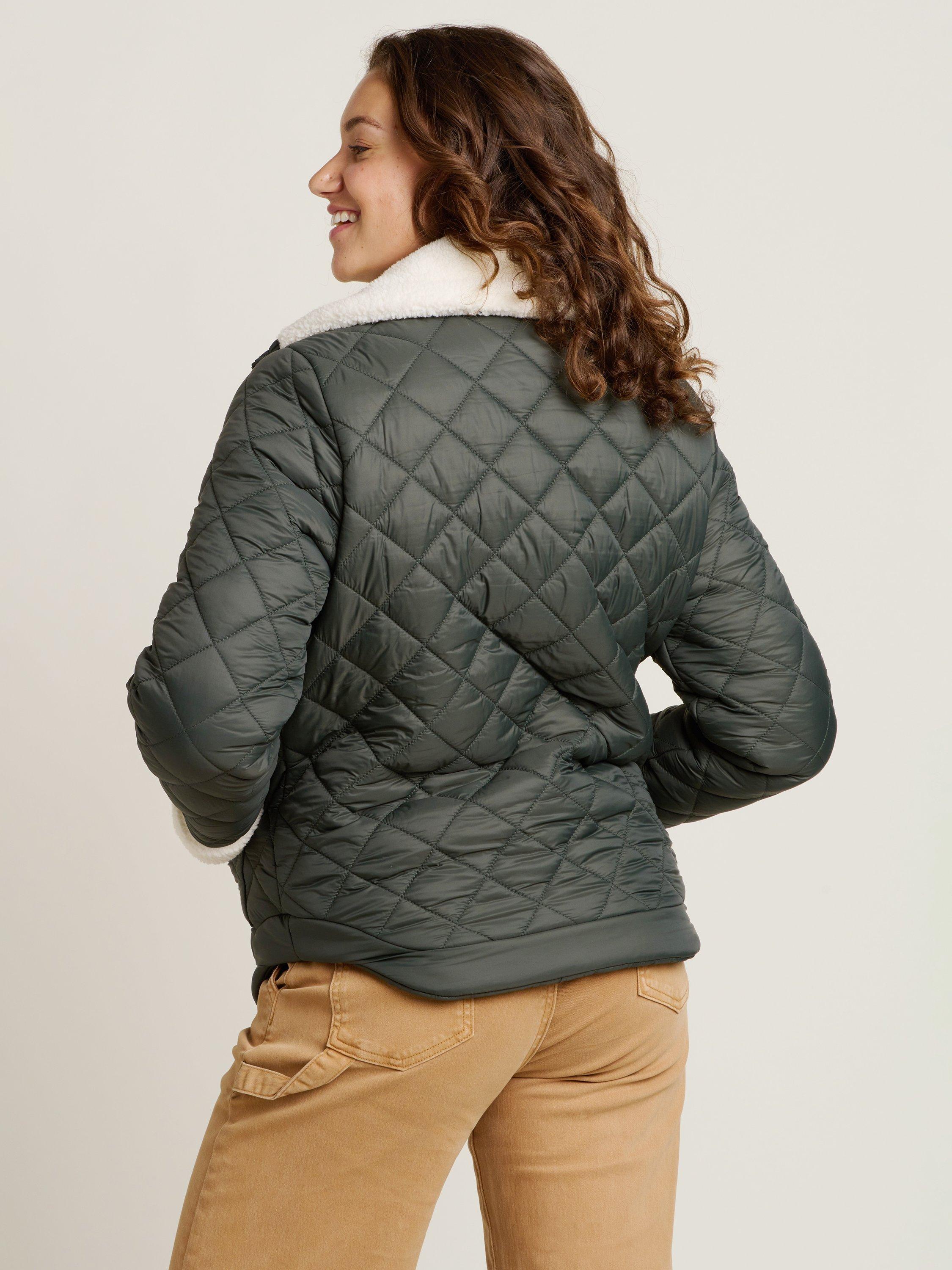 Product image 3 of 6, which shows Brakeburn Fortunes Reversible Jacket, Khaki, 8
