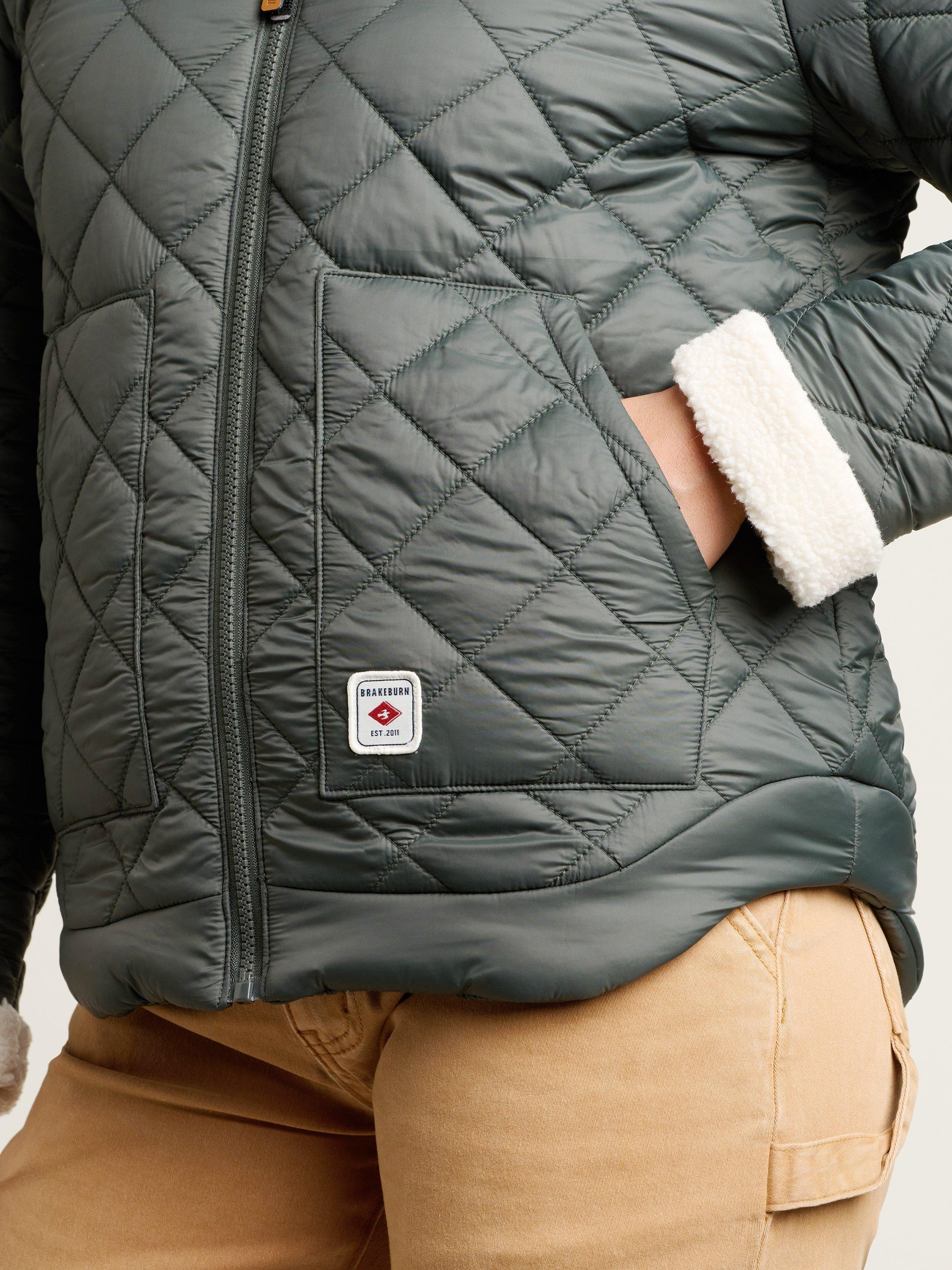 Product image 5 of 6, which shows Brakeburn Fortunes Reversible Jacket, Khaki, 8