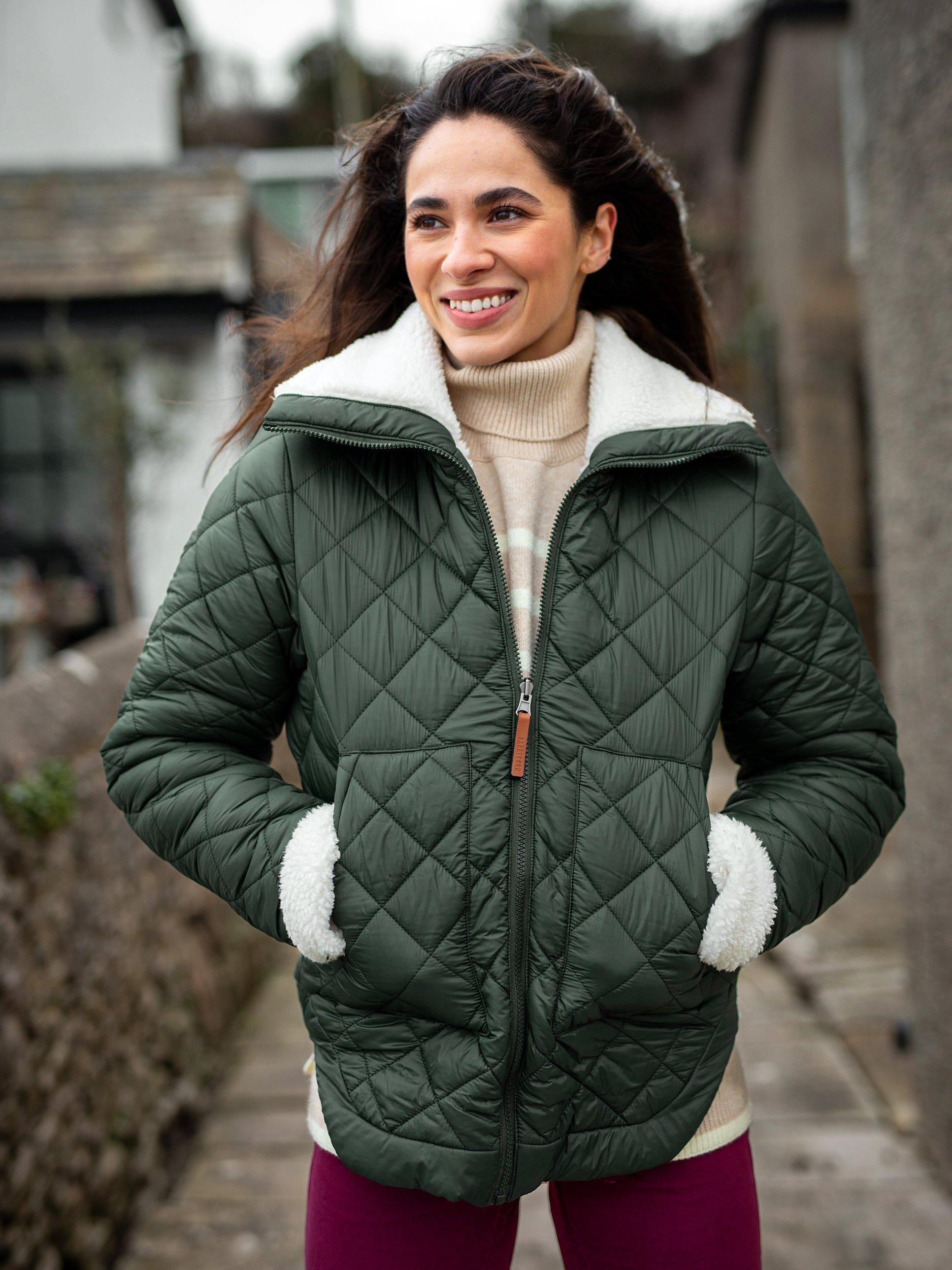 Product image 6 of 6, which shows Brakeburn Fortunes Reversible Jacket, Khaki, 8
