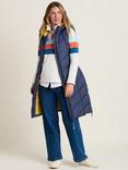 Brakeburn Peverell Hooded Longline Gilet, Navy