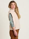 Brakeburn Cable Knitted Vest Top, Stone