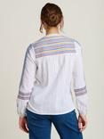 Brakeburn Cove Embroidered Blouse, Cream