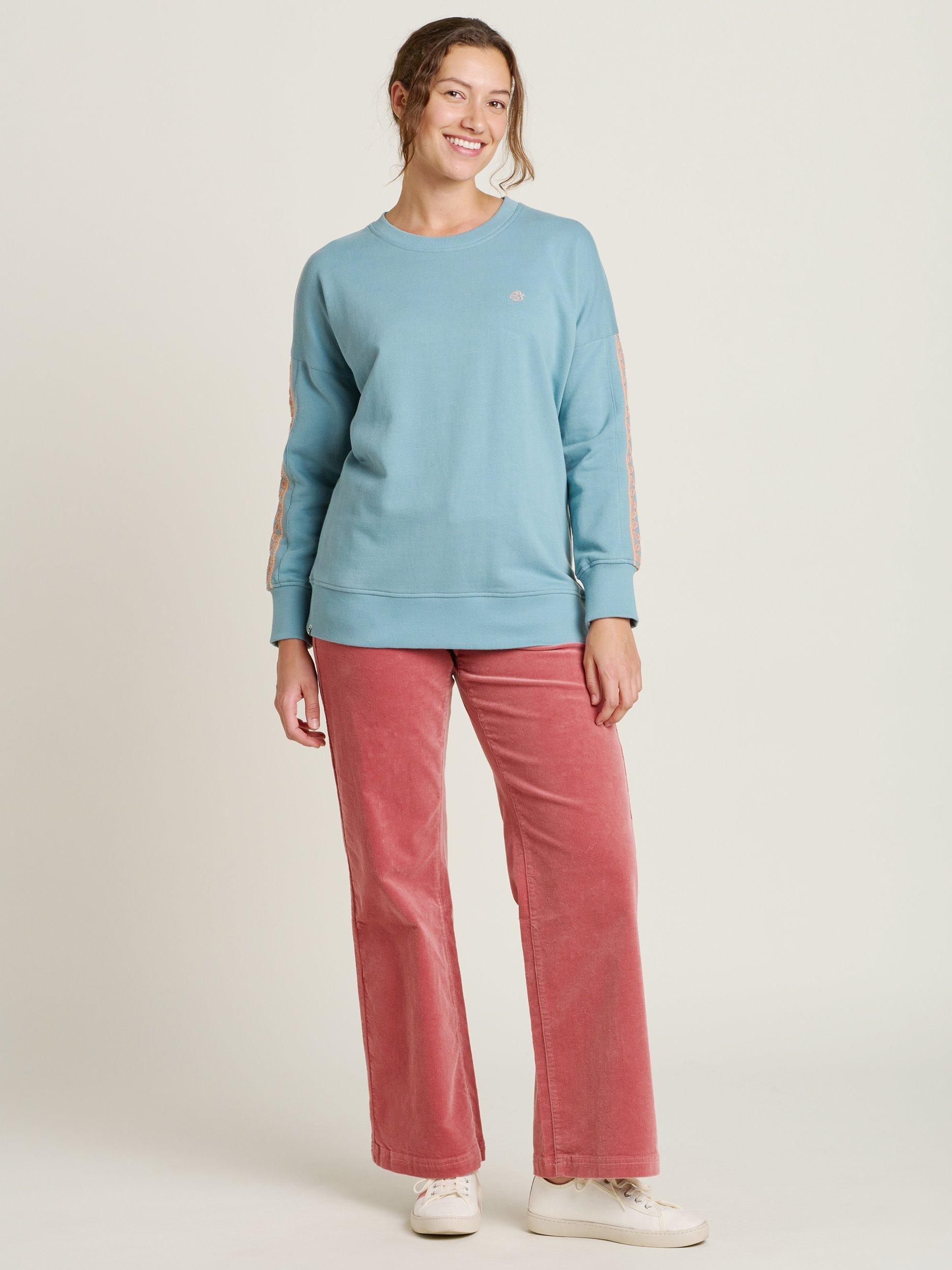 Product image 4 of 4, which shows Brakeburn Embroidered Crew Sweatshirt, Blue, 8