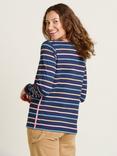 Brakeburn Bella Crew Neck Striped Cotton Top, Multi, Multi