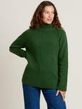 Brakeburn Knit Roll Neck Jumper, Green