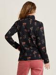 Brakeburn Floral 1/4 Zip Sweatshirt, Charcoal