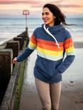 Brakeburn Elise Stripe Hoodie, Navy