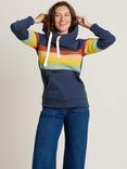Brakeburn Elise Stripe Hoodie, Navy
