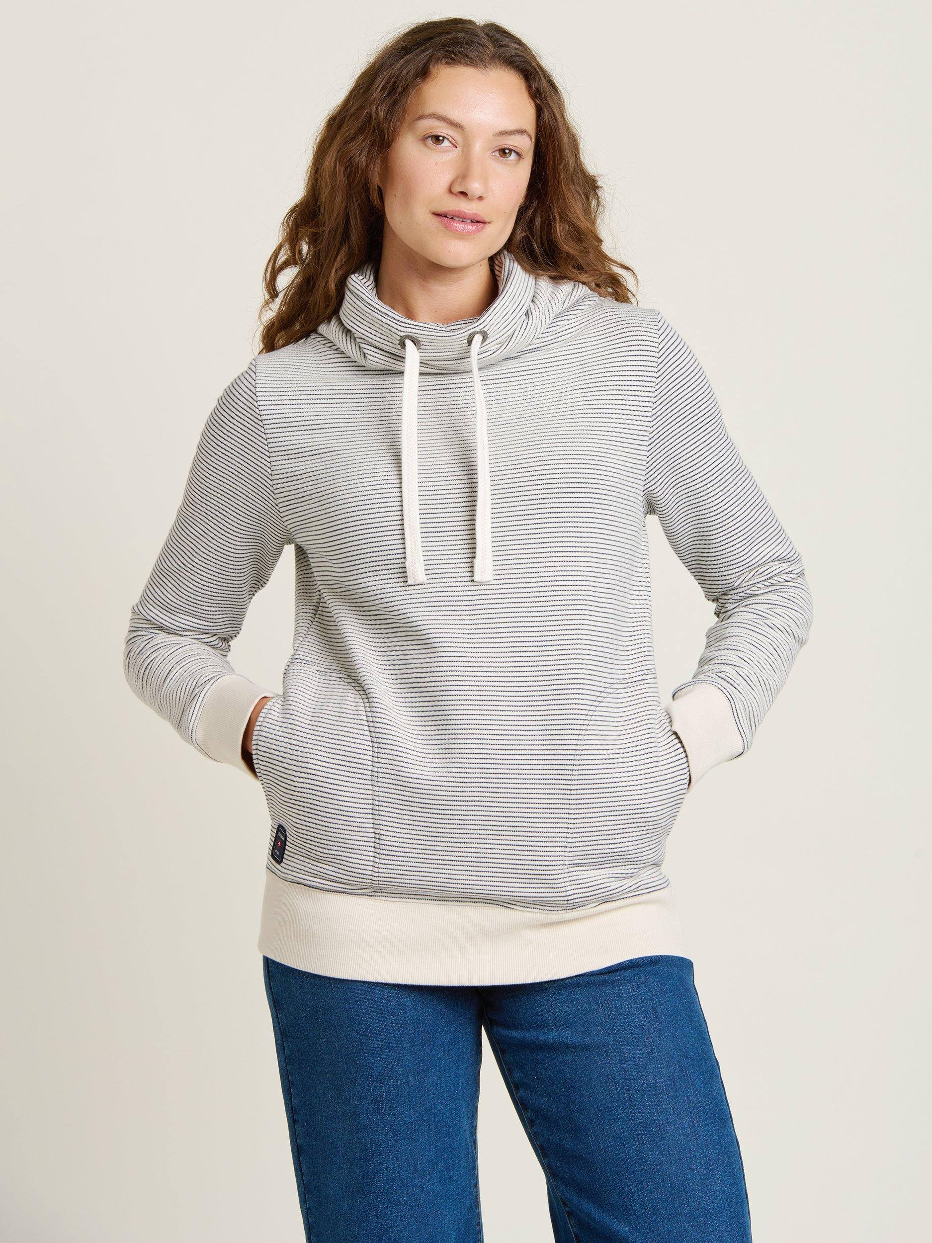 Brakeburn Stripe Cowl Neck Sweatshirt Multi