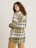 Brakeburn Studland Plaid Check Shacket, Khaki