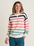 Brakeburn Crew Neck Striped Cotton Jumper, Multi