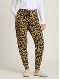 Brakeburn Charlotte Leaf Print Lounge Trousers, Multi