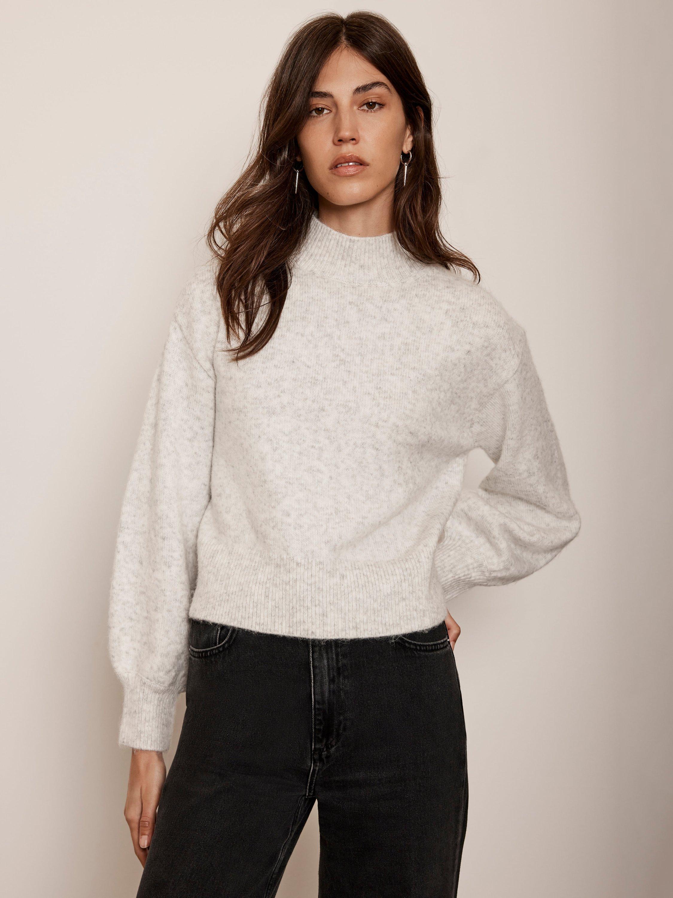 Mint velvet pink funnel neck sweatshirt hotsell