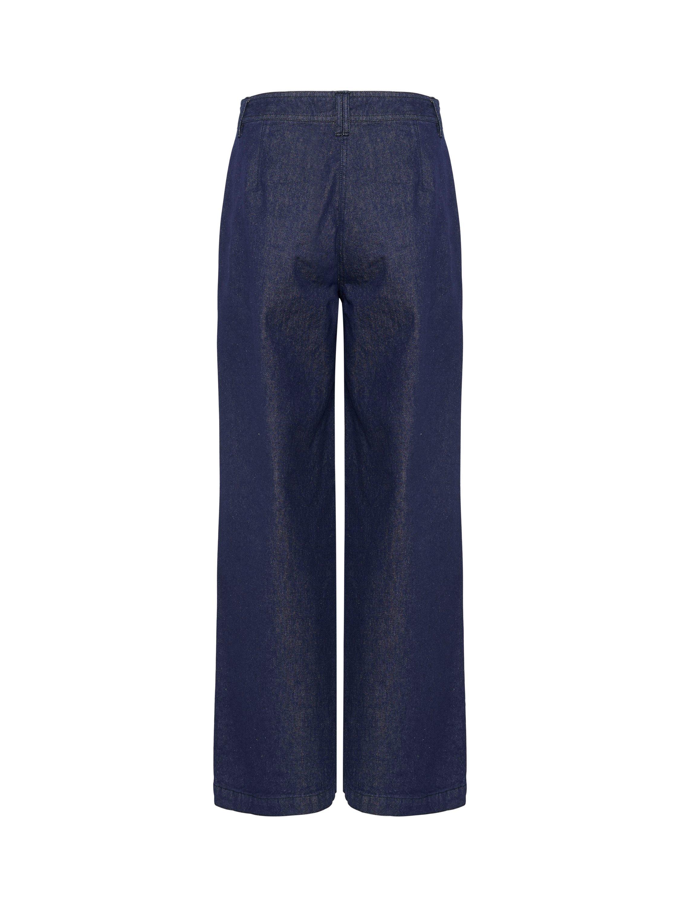 Product image 6 of 6, which shows Saint Tropez Gwyneth Denim Trousers, Dark Blue, L
