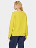 Saint Tropez Garbie Slash Neck Jumper, Celery