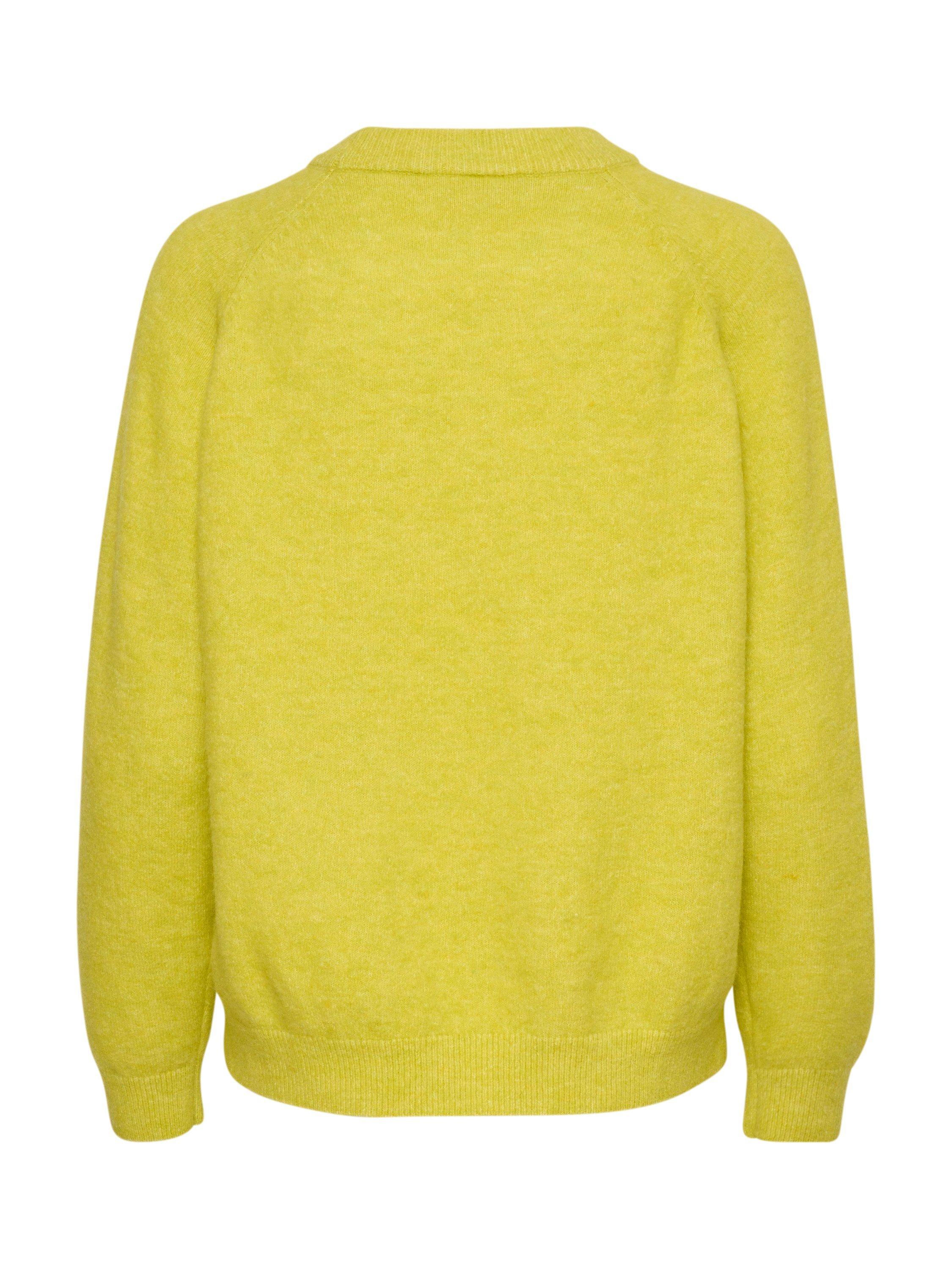 Product image 6 of 6, which shows Saint Tropez Garbie Slash Neck Jumper, Celery, XS